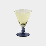 Fusion Two-Tone Cocktail Glasses (Set of 6) Night Blue with Kiwi