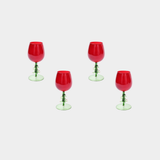 Treetop Cheers Glassware - Red - Wine Glass - Set of 4