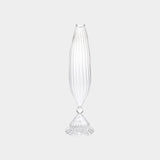 Flo Set Optic Glass Vases -12 inch (Set of 2)
