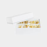 Botanica Set of 4 Glass Flower Napkin Rings in Amber