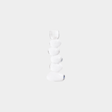 PRE-ORDER Ice Stone Glass Taper Holder, 9"