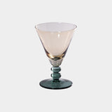 Fusion Two-Tone Cocktail Glasses (Set of 6) Green Ivy with Chamomile