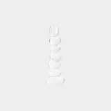 PRE-ORDER Ice Stone Glass Taper Holder, 11"