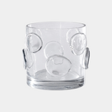 Celeste Clear Glass Candle Holder, Large