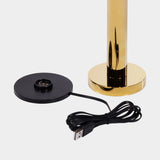 COMO Rechargeable Table Light, Polished Gold