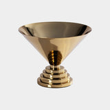 Mayan Metal Condiment Bowl in Gold (Large)