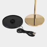 ANDRIA Rechargeable Table Light - Polished Gold