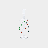 Holiday Tree Glass Taper Candle Holder (Medium)