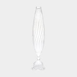 Flo Set Optic Glass Vases -14 inch (Set of 2)