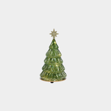Twinkle LED Glass Tree - Green