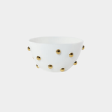 Celestial Gold Porcelain Bowl - 8.5 in x 4.75 in