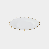 Celestial Gold Porcelain Plate - 13 in - Set of 4