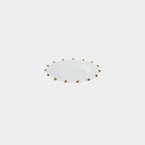 Celestial Gold Porcelain Plate - 7.5 in - Set of 4