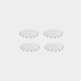 Celestial Gold Porcelain Plate - 7.5 in - Set of 4