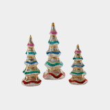 SparklePop Glass Tree - 3 Assorted Sizes - Set of 3