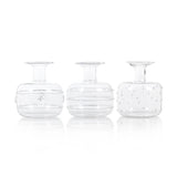 Unique Glass Vases (Set of 3)