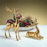 Large Gold Deer Looking Ahead