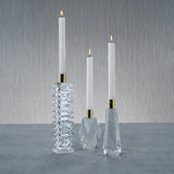 Florence Faceted Crystal Candle Holder