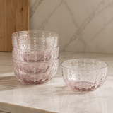 Portofino White Dot Condiment Glass Bowls (Set of 4)