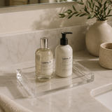 Claire Crystal Glass Vanity Tray