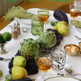 Botanica Glass Flower Napkin Rings (Set of 4), Clear
