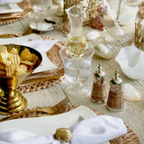 Cap Ferrat Fan Shell Napkin Holder, Gold