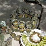 Tequilero 10-Piece Tequila Shot Set with Marble Cutting Board