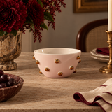 Capri Gold Porcelain Bowl - 6.5 in x 4 in