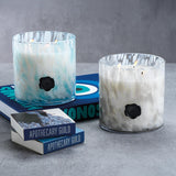 Apothecary Guild Opal Glass Three-Wick Candle, Sunset Beach