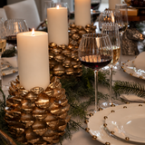 Celestial Gold Porcelain Plate - 9.5 in - Set of 4