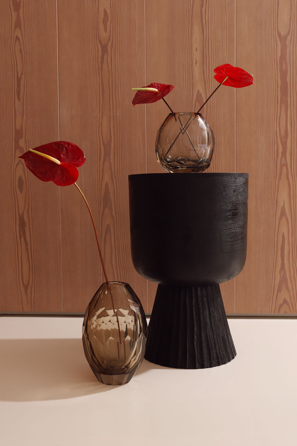 Image of Andermatt Cut Glass Vase