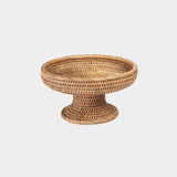 Heritage Weave Rattan Artistry Footed Bowl
