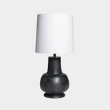 Moorea Tabletop Wood Lamp with Linen Shade