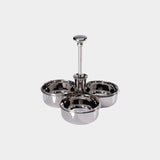 Basso Condiment Trio with Cocktail Pick Holder