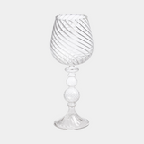 Rialto Twisted Optic Red Wine Glasses, Set of 4