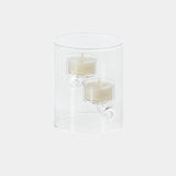 Suspended Glass Tealight Holder / Hurricane (Set of 4)