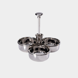 Basso Condiment Trio with Cocktail Pick Holder