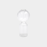 Ritz Single Stem Glass Vase - Clear - Large