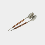 The Colony Bamboo and Nickel Server Tong