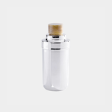 Spiga Stainless Steel Cocktail Shaker, Nickel with Amber Cap