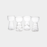 Amélie Assorted Glass Vases, Set of 4