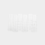Assorted Design Individual Carafes (Set of 6)