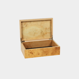 Leiden Burl Wood Design Box, Small
