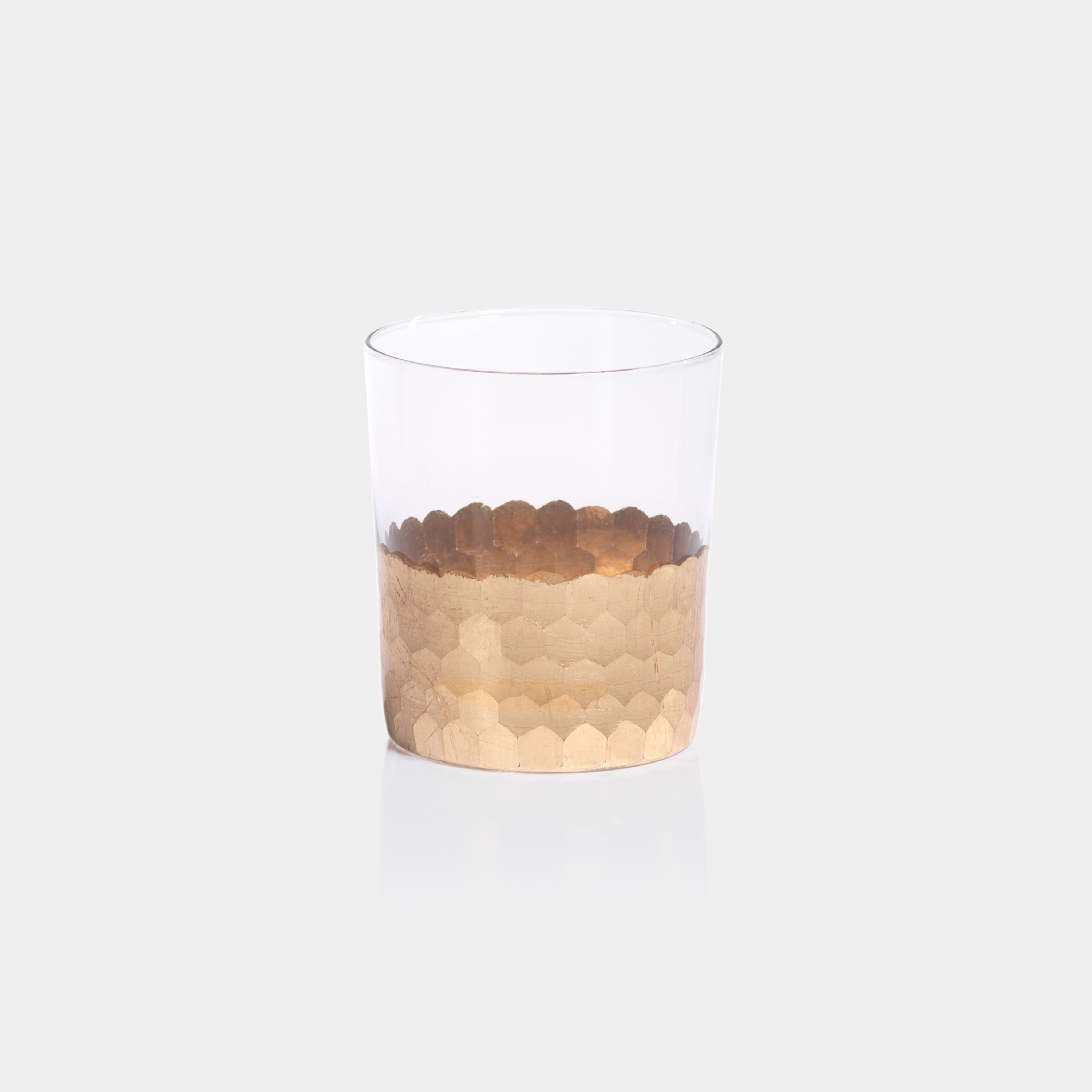 Image of Fez Cut Glass Tumblers with Gold Leaf