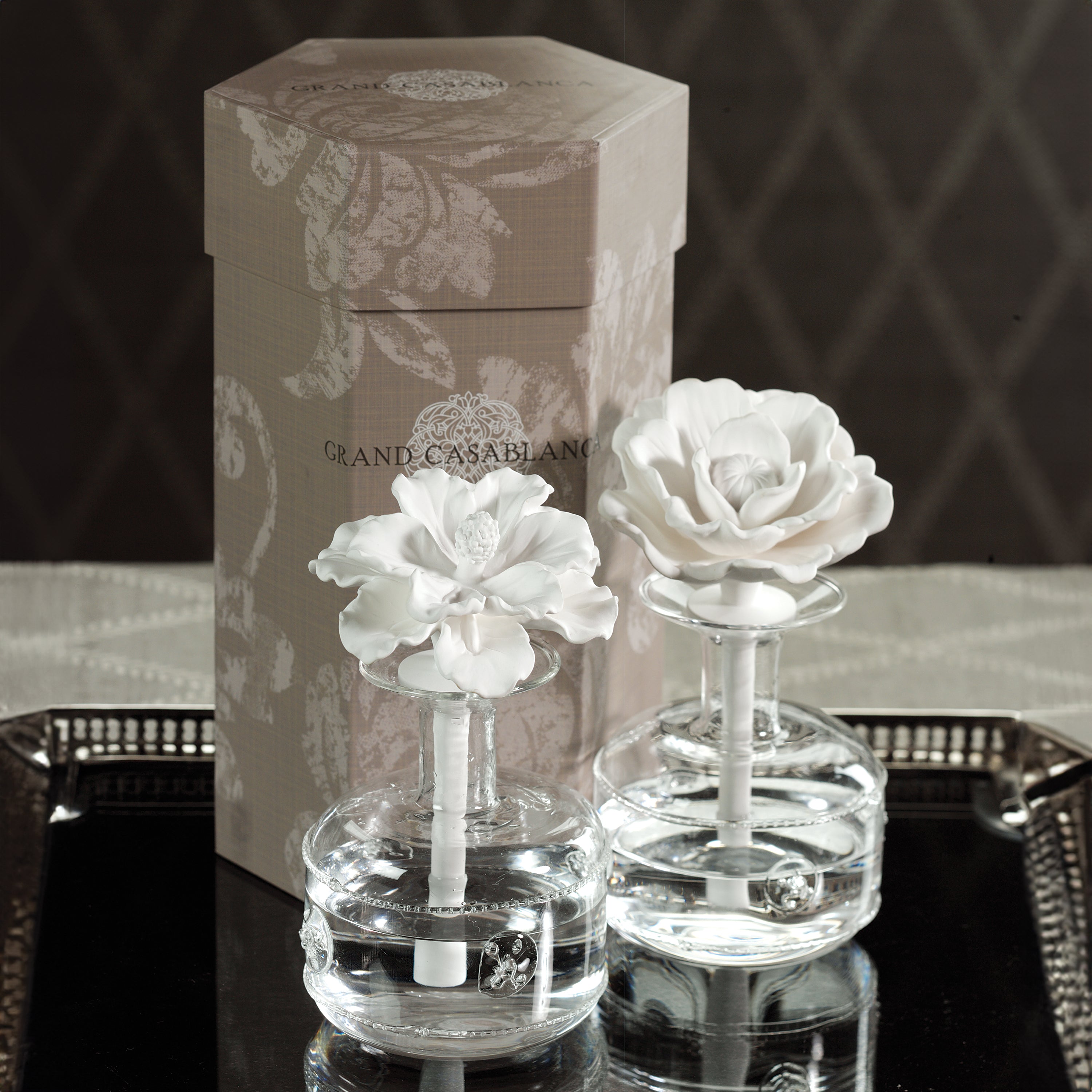 Image of Grand Casablanca Porcelain Diffuser, Tahitian Gardenia
