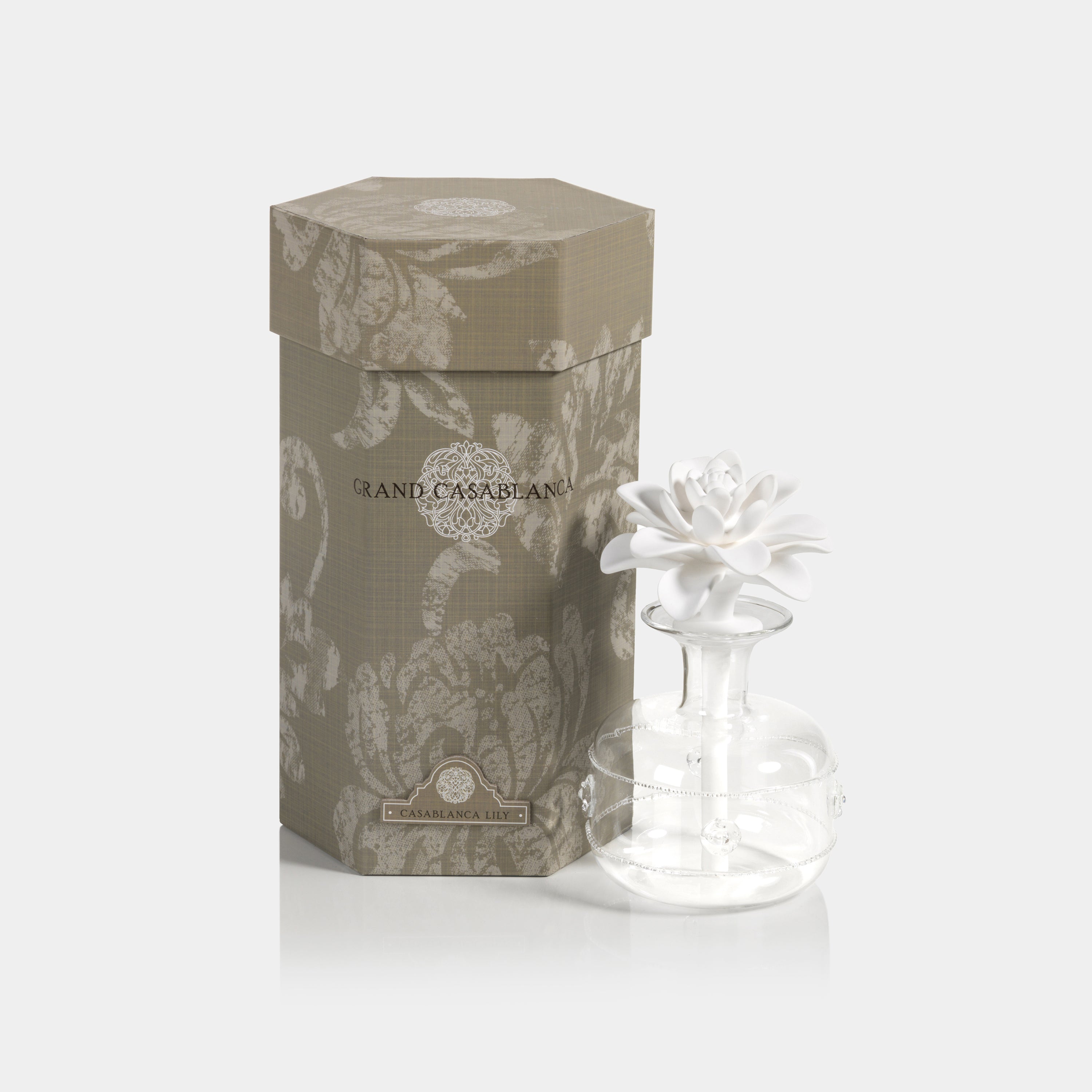 Image of Grand Casablanca Porcelain Diffuser, Casablanca Lily