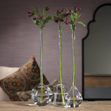 Image of Long Neck Mouth Blown Vase - Ball Shaped