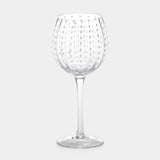 Image of White Dots Wine Goblets