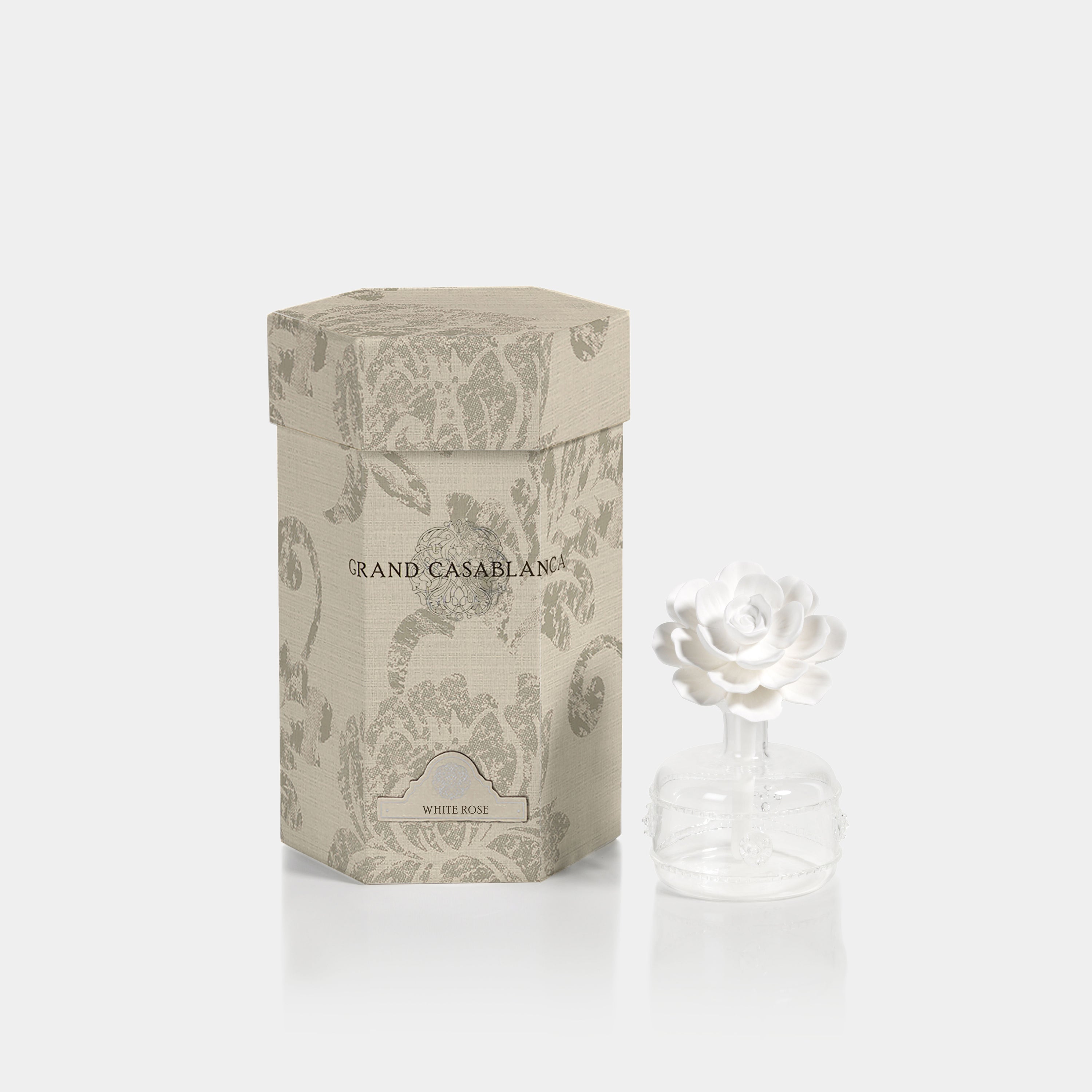 Image of Mini Grand Casablanca Porcelain Diffuser, White Rose
