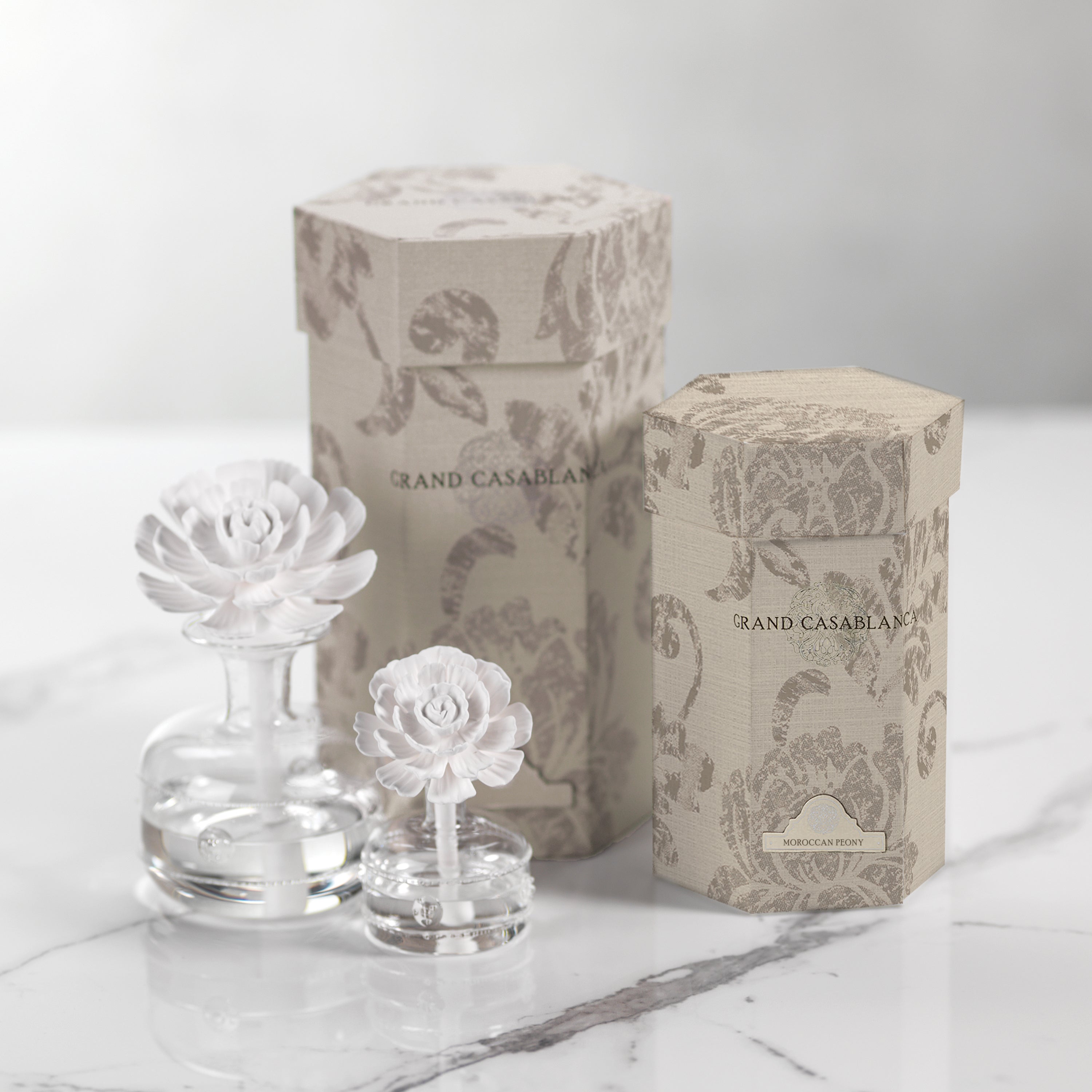 Image of Grand Casablanca Porcelain Diffuser, Moroccan Peony